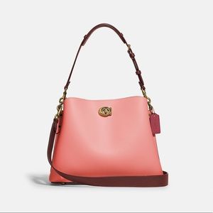 ✨LOWEST PRICE 💕 NWTs Coach Willow Shoulder Bag In Colorblock